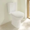 Villeroy & Boch Villeroy And Boch O.novo Close Coupled Toilet (Side/Rear Entry Water Inlet) + Soft Close Seat 2 Villeroy & Boch Villeroy And Boch O.novo Close Coupled Toilet (Side/Rear Entry Water Inlet) + Soft Close Seat -Ideal Standard Store vbonbisc1 d1