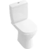 Villeroy & Boch Villeroy And Boch O.novo Compact Rimless Close Coupled Toilet (Bottom Entry Water Inlet) + Soft Close Seat -Ideal Standard Store vboncsisc d2