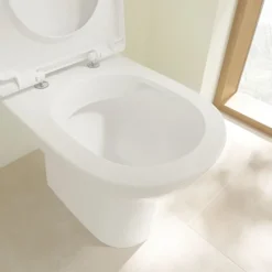 Villeroy & Boch Villeroy And Boch O.novo Compact Rimless Close Coupled Toilet (Bottom Entry Water Inlet) + Soft Close Seat 8 Villeroy & Boch Villeroy And Boch O.novo Compact Rimless Close Coupled Toilet (Bottom Entry Water Inlet) + Soft Close Seat -Ideal Standard Store vbonsisc d1