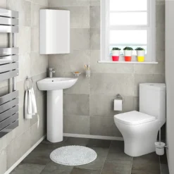 Venice Modern Corner Toilet + Soft Close Seat -Ideal Standard Store vcrnwc d2n