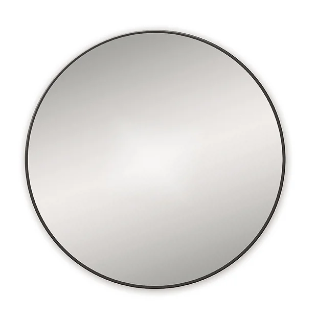Venice Black 800mm Round Mirror 4 Venice Black 800mm Round Mirror - Image 2