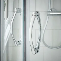 Newark 900 X 900mm Quadrant Shower Enclosure + Pearlstone Tray