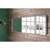 Venice White Frame 1500 X 500mm Rectangular Mirror -Ideal Standard Store venwf1550 d1