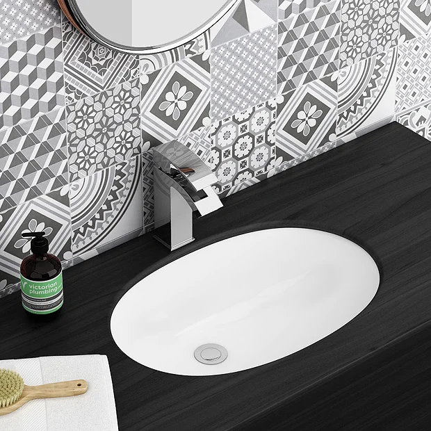 Milos Oval Under Counter Basin 0TH - 565 X 390mm 4 Milos Oval Under Counter Basin 0TH - 565 X 390mm - Image 2