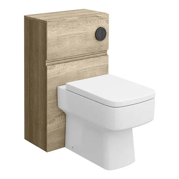 Venice Linea 500mm Rustic Oak WC Unit Only (Depth 253mm) 4 Venice Linea 500mm Rustic Oak WC Unit Only (Depth 253mm) - Image 2