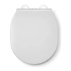 Croydex Bolsena White Flexi-Fix Toilet Seat With Soft Close -Ideal Standard Store wl602822h d1