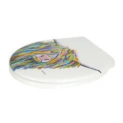 Croydex Angus McCoo Flexi-Fix Toilet Seat By Steven Brown Art -Ideal Standard Store wl604022 d3
