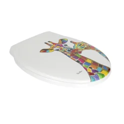 Croydex Francie & Josie Flexi-Fix Toilet Seat By Steven Brown Art -Ideal Standard Store wl604122 d1