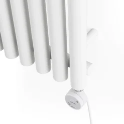 Terma Rolo Room E H1800 X W370mm White Electric Only Towel Rail With MOA Blue Element -Ideal Standard Store wlror180037 s916esmobp01 d4