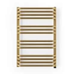 Terma Alex One H760 X W500mm Brass Electric Only Towel Rail -Ideal Standard Store wwaln076050 kbrae8p d3