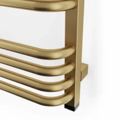 Terma Alex One H760 X W500mm Brass Electric Only Towel Rail -Ideal Standard Store wwaln076050 kbrae8p d4